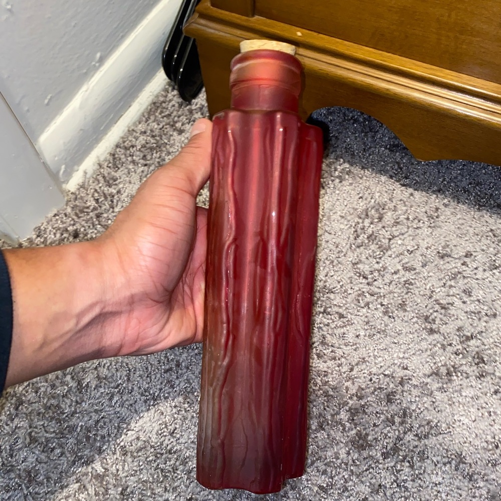 MADE IN SPAIN GLASS JAR w/ old Cork